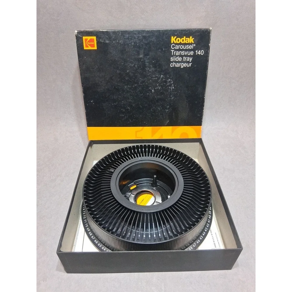 Vintage Retro Kodak Carousel Transvue 140 Slide Tray for Projector